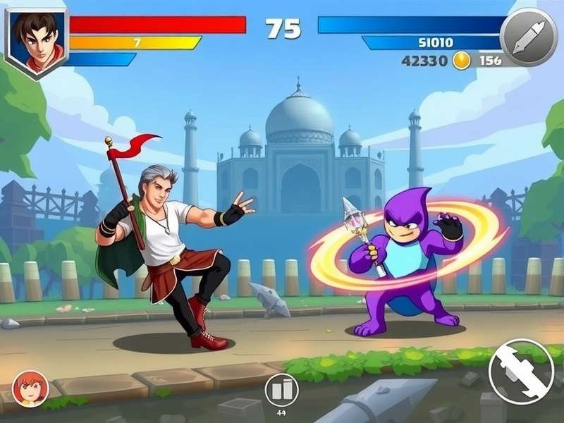 India Smash Legends gameplay screenshot showing character battles
