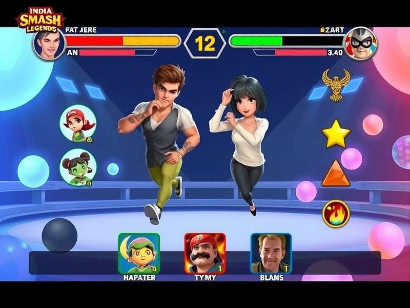 India Smash Legends character selection screen